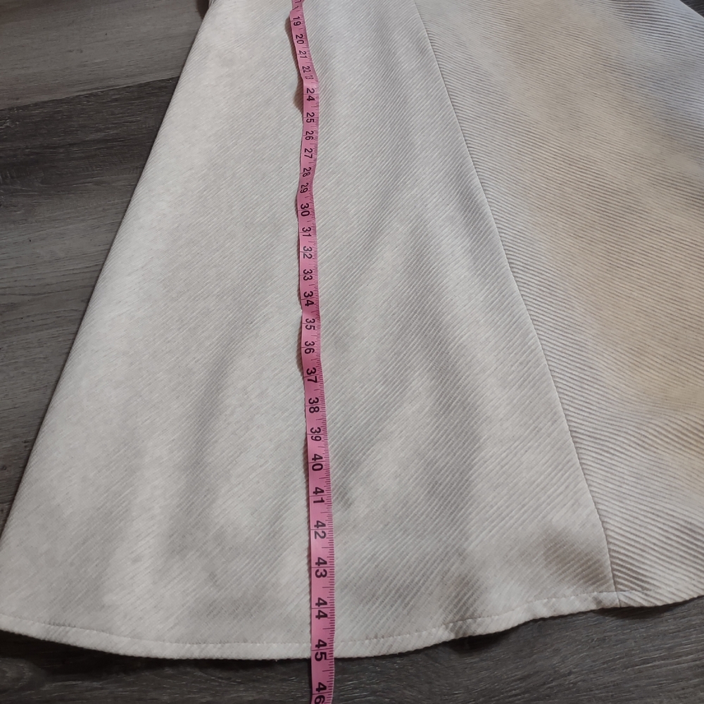 Alex Marie Cream Ribbed Midi Dress - Picture 9 of 13